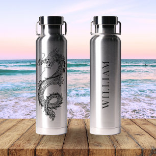 Chinese Dragon Personalised Water Bottle
