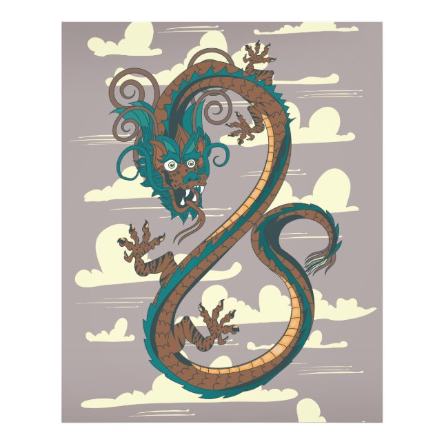 Chinese Dragon Photo Print (Front)