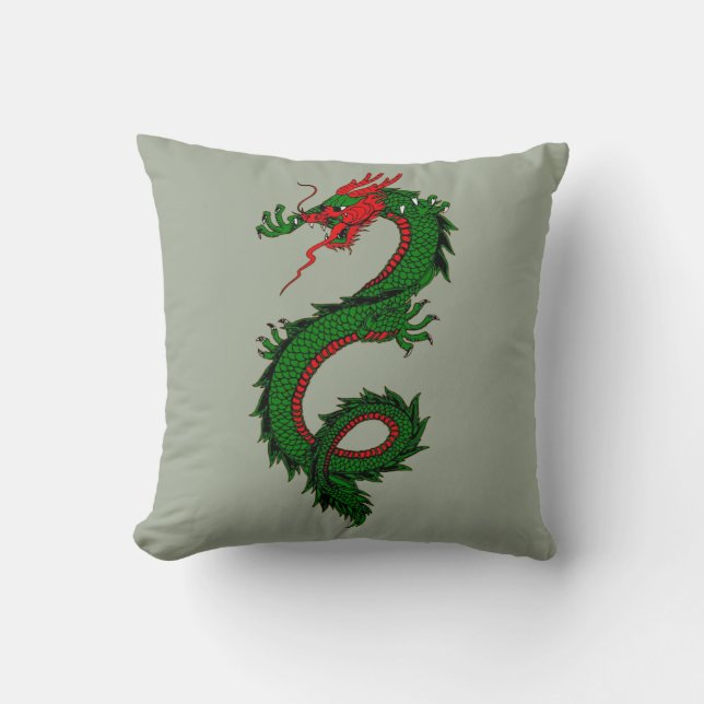 Chinese dragon pillow (Front)