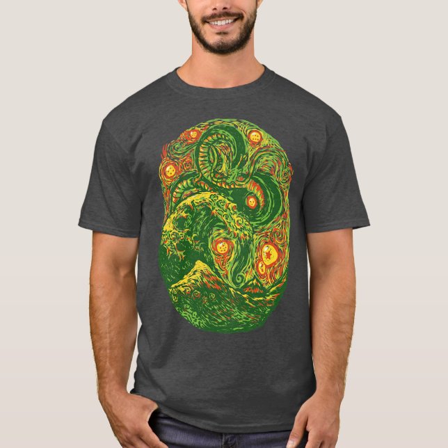 Chinese Dragon Post Impressionist by Tobe Fonseca T-Shirt (Front)