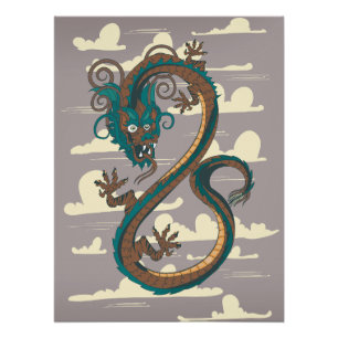 Chinese Dragon Poster