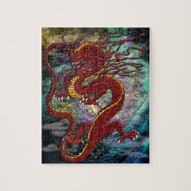 Chinese Dragon puzzle (Vertical)
