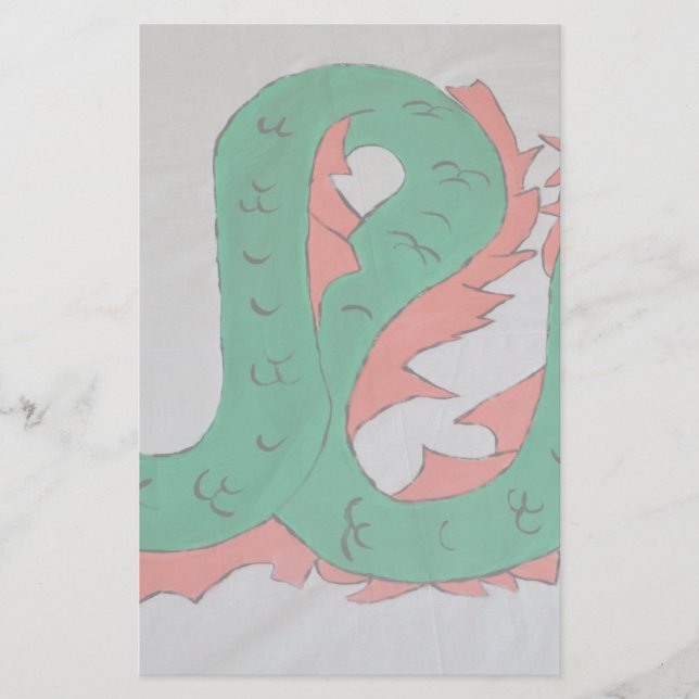 Chinese Dragon Stationery (Front)