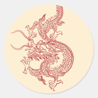 Chinese dragon sticker
