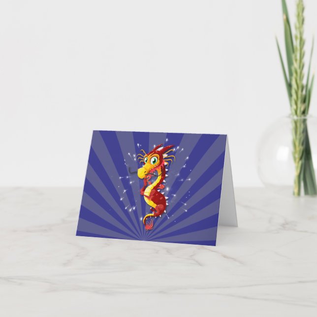 Chinese Dragon Thank You Card (Front)