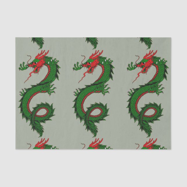 Chinese dragon tissue paper (Front)