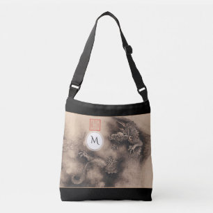 Chinese Dragon Year Birthday Painting Monogram Bag