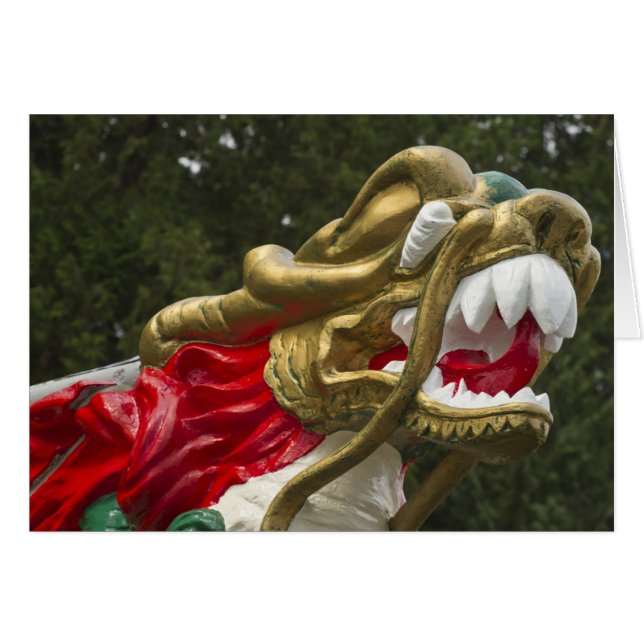 Chinese dragonboat figurehead, Stanley Park (Front Horizontal)