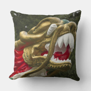 Chinese dragonboat figurehead, Stanley Park Cushion
