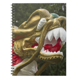 Chinese dragonboat figurehead, Stanley Park Spiral Notebook