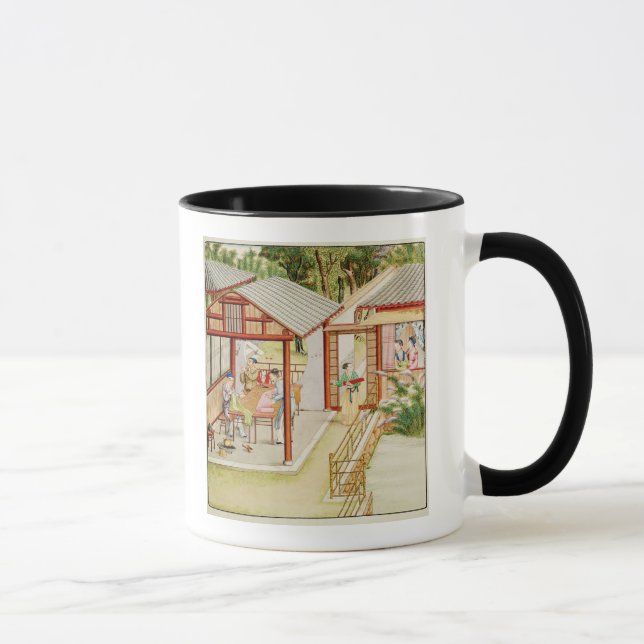 Chinese dressmaker's shop mug (Right)