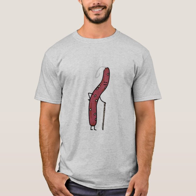 Chinese dry sausage aged fat Cantonese Lap Cheong T-Shirt (Front)