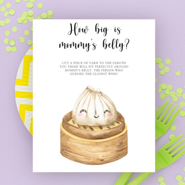 Chinese dumpling - how big is mummy's belly game poster (Creator Uploaded)