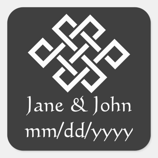 Chinese Elegance in Black Sticker (Front)