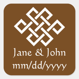 Chinese Elegance in Chocolate Sticker