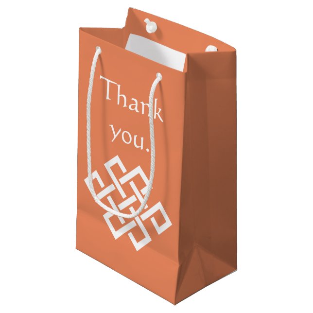 Chinese Elegance in Coral Gift Bag (Front Angled)