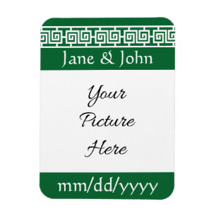 Chinese Elegance in Green Save-the-Date Magnet