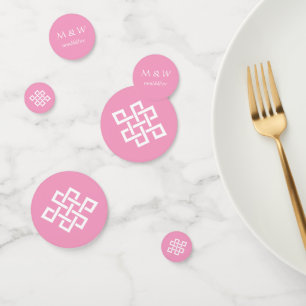 Chinese Elegance in Petal Pink Table Confetti