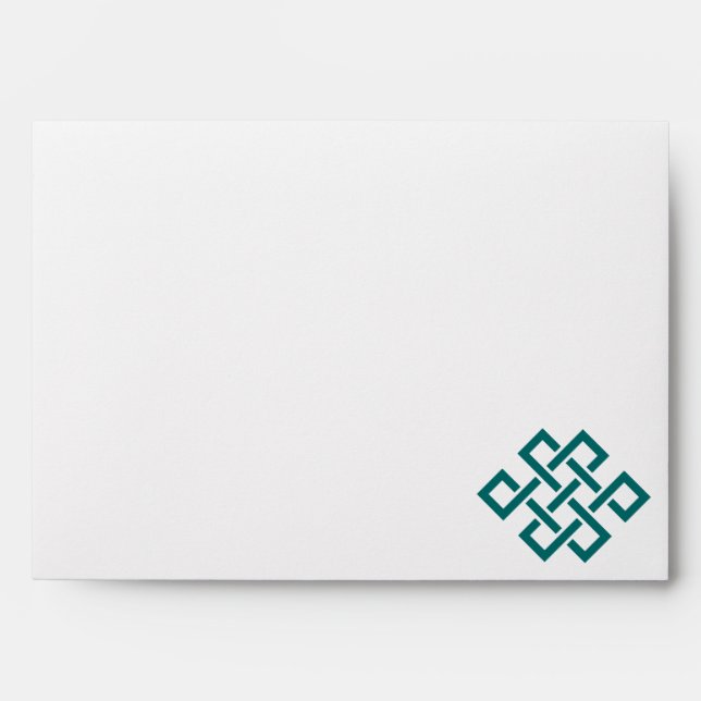 Chinese Elegance in Teal Envelopes (Front)