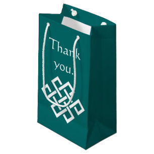 Chinese Elegance in Teal Gift Bag