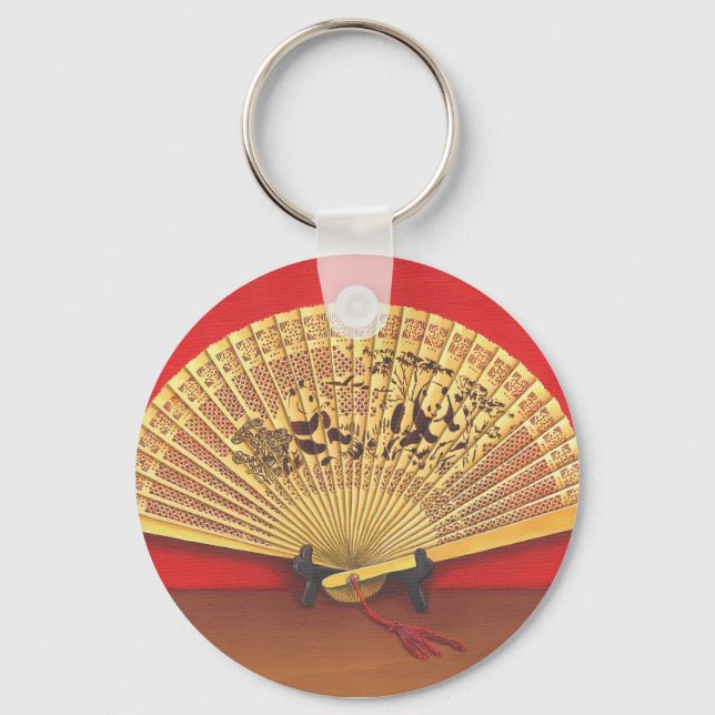 Chinese fan key ring (Front)