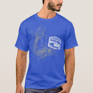 Chinese Fish Freedom Creative Design T-Shirt