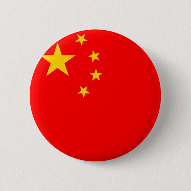 Chinese flag button (Front)