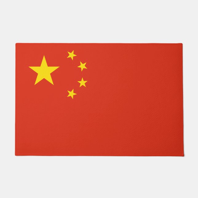 Chinese Flag (China) Doormat (Front)