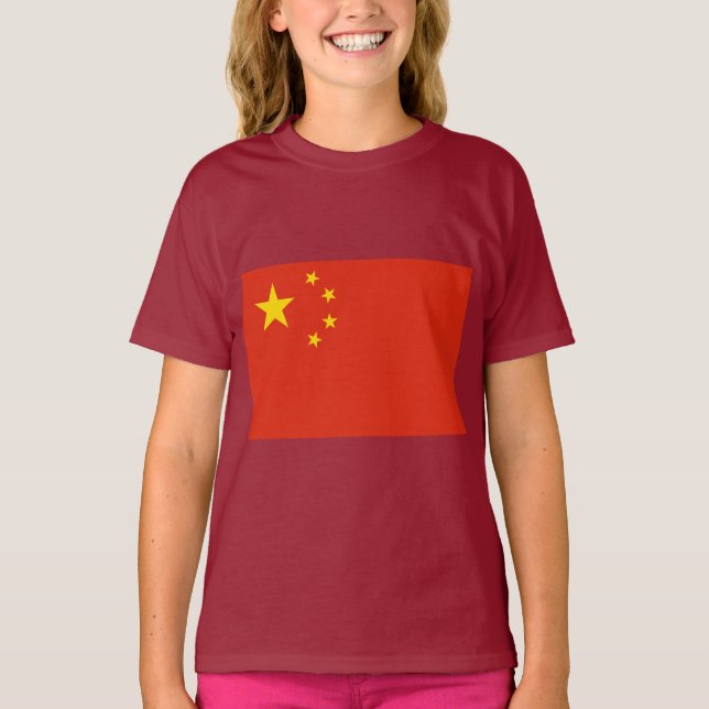 Chinese Flag (China) T-Shirt (Front)