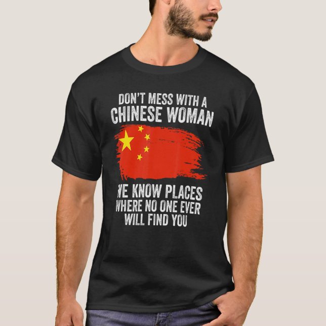 Chinese Flag China T-Shirt (Front)
