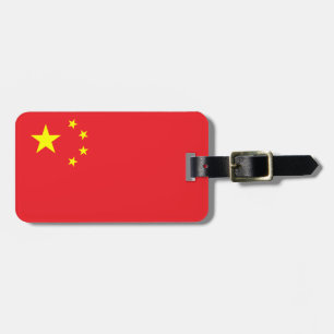 Chinese Flag Luggage Tag