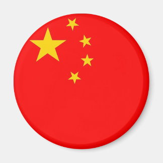 Chinese flag magnet