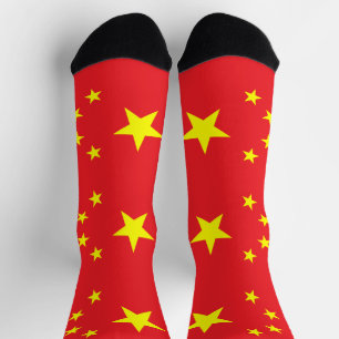Chinese Flag Socks