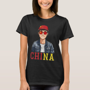 Chinese Flag Souvenirs Man Uniform Country China T-Shirt