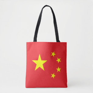 Chinese Flag Tote Bag