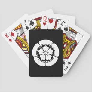 Chinese flower in goka playing cards