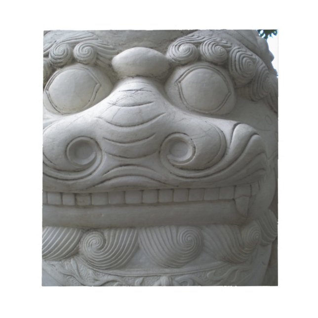 Chinese Foo Dog Notepad (Front)