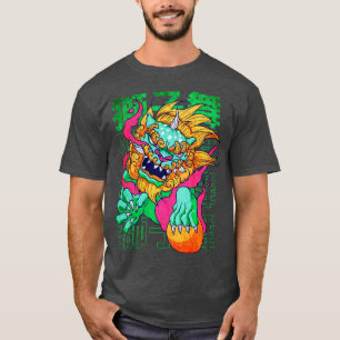 Chinese Foo Fu Dog Guardian Lion Shishi T-Shirt