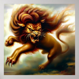 Chinese Foo Lion (14)  Poster