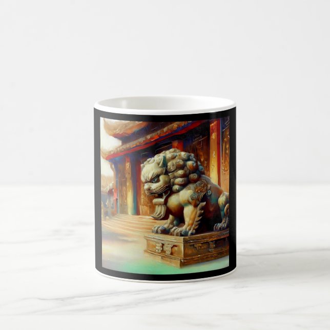 Chinese Foo Lion (16)  Coffee Mug (Center)