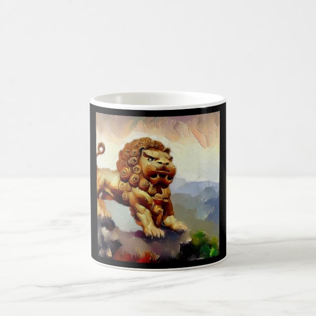 Chinese Foo Lion (20)  Coffee Mug (Center)