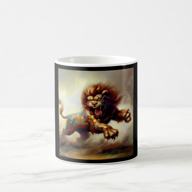 Chinese Foo Lion (26)  Coffee Mug (Center)