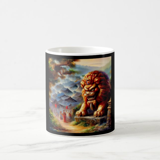Chinese Foo Lion (29)  Coffee Mug (Center)