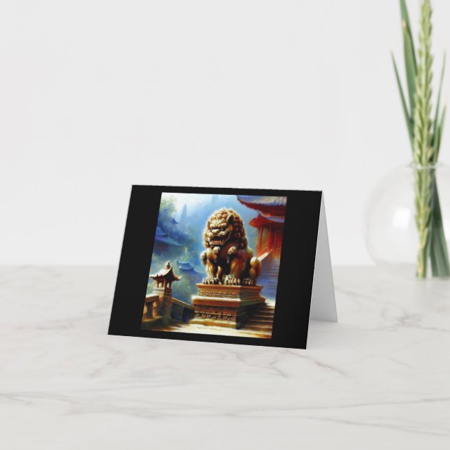 Chinese Foo Lion (7)  Card (Front)