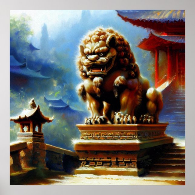 Chinese Foo Lion (7)  Poster (Front)