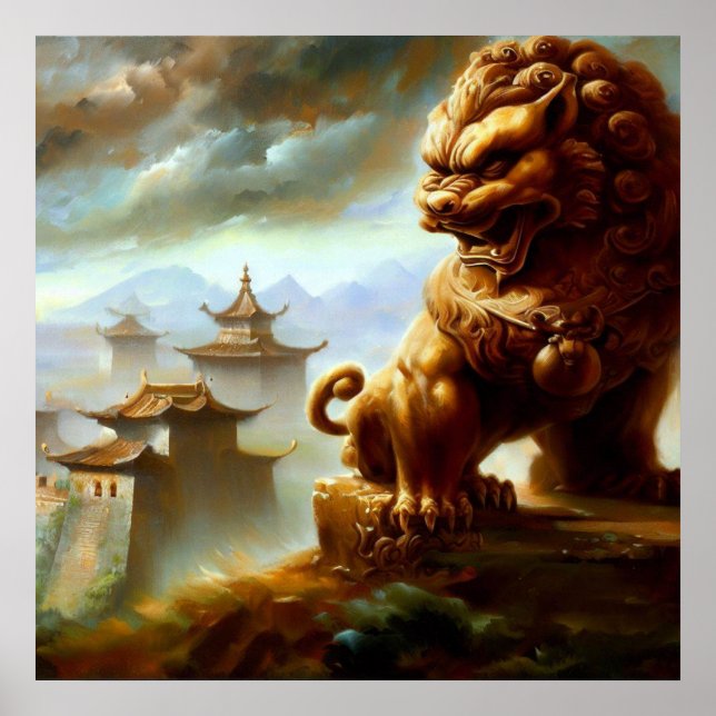 Chinese Foo Lion (9)  Poster (Front)