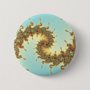 Chinese - Fractal 6 Cm Round Badge