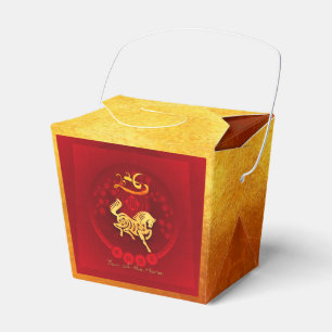 Chinese FU Luck lantern Horse Year Party TOFB02 Favour Box