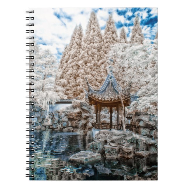 Chinese Garden Infrared Spiral Notebook (Front)