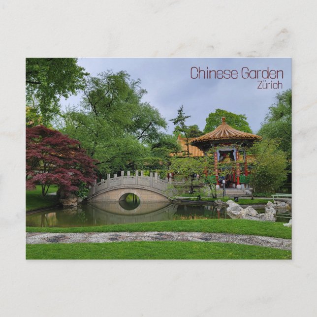 Chinese Garden Postcard (Front)